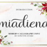 Miadiena Font Poster 1