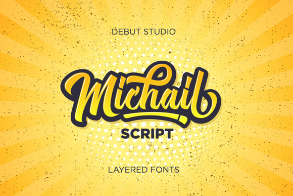 Michail Script Font Poster 1