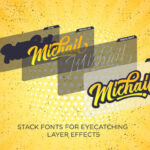 Michail Script Font Poster 2