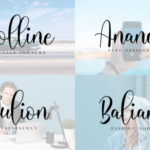 Michalina Script Font Poster 2