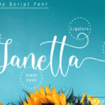 Michalina Script Font Poster 10