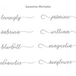 Michella Font Poster 10