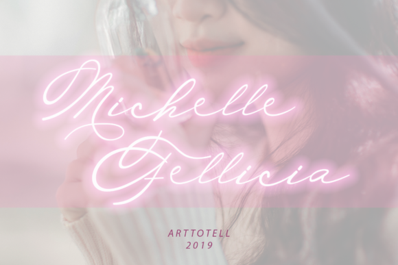 Michelle Fellicia Font Poster 1