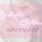 Michelle Fellicia Font Poster 2