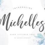 Michelles Script Font Poster 1