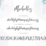 Michelles Script Font Poster 4