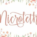 Microleth Font Poster 1