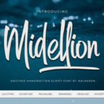 Midellion Font Poster 1