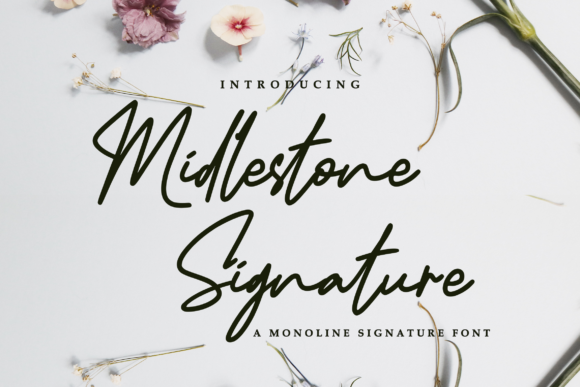 Midlestone Font Poster 1