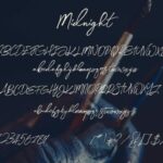 Midnight Font Poster 19