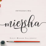 Miersha Font Poster 1