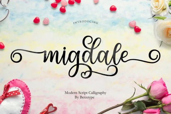 Migdale Font Migdale Font Poster 1