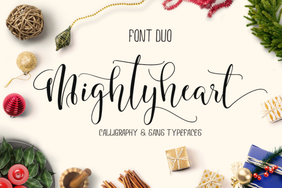 Mighty Heart Font Poster 1