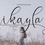 Mikayla Script Font Poster 1