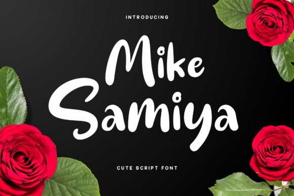 Mike Samiya Font Poster 1