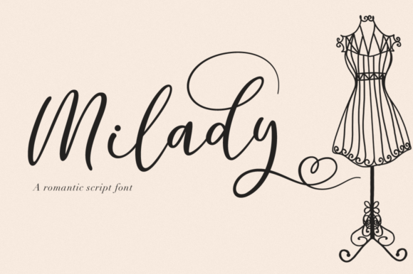 Milady Font Poster 1