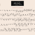 Milady Font Poster 11