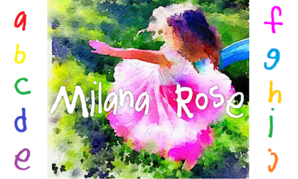 Milana Rose Font Poster 1