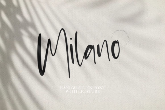 Milano Font Poster 1