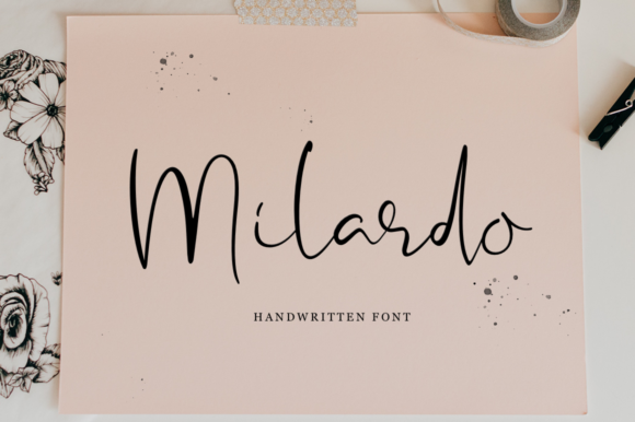 Milardo Font Milardo Font Poster 1