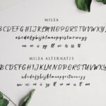 Milea Font Poster 7