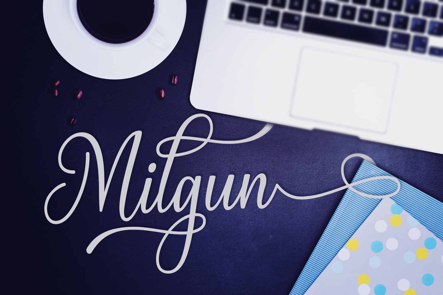 Milgun Font Poster 1