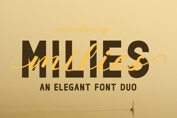 Milies Duo Font Poster 1