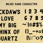 Milies Duo Font Poster 5