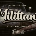 Milittan Font Poster 1