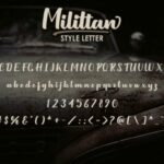Milittan Font Poster 5