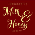 Milk & Honey Font Poster 1