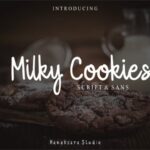 Milky Cookies Font Poster 1