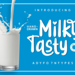 Milky Tasty Font Poster 1