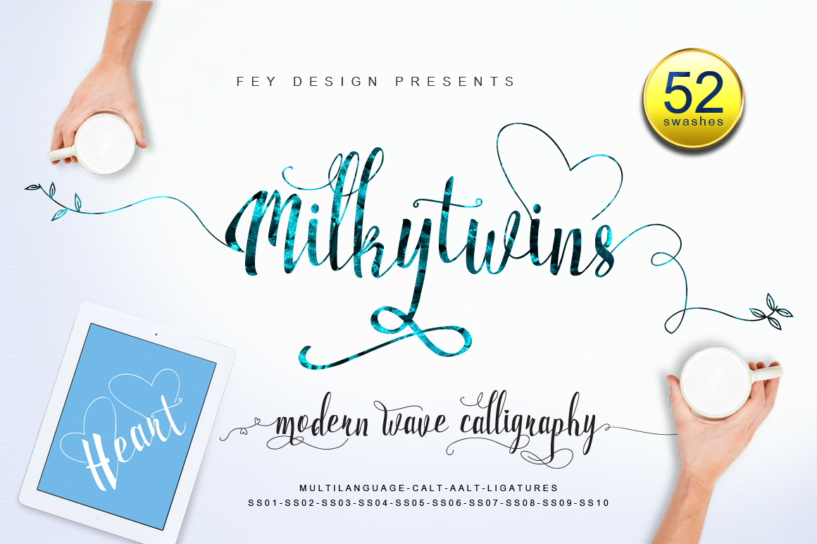 Milkytwins Font