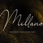 Millano Font Poster 1