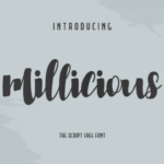 Millicious Font Poster 1