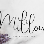 Millow Font Poster 1
