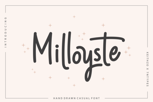Milloyste Font Milloyste Font Poster 1
