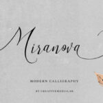 Milova Font Poster 2