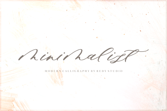 Minimalist Script Font Poster 1