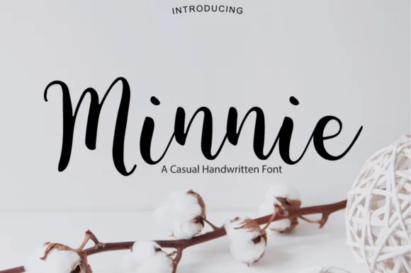 Minnie Font Minnie Font Poster 1