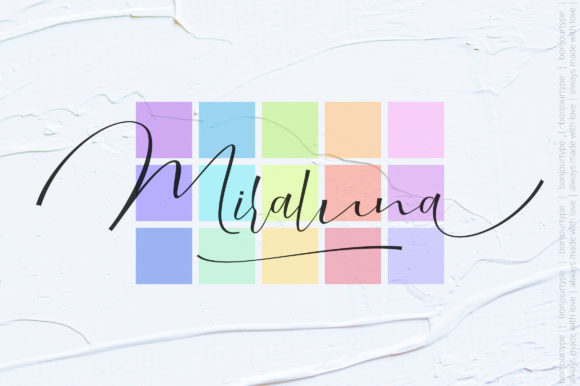 Miraluna Font Poster 1