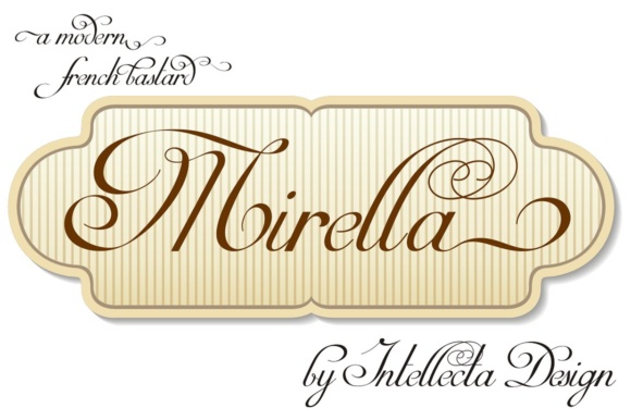 Mirella Font Poster 1