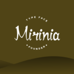 Mirinia Font Poster 4