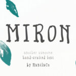 Miron Font Poster 1