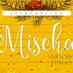 Mischa Font Poster 1