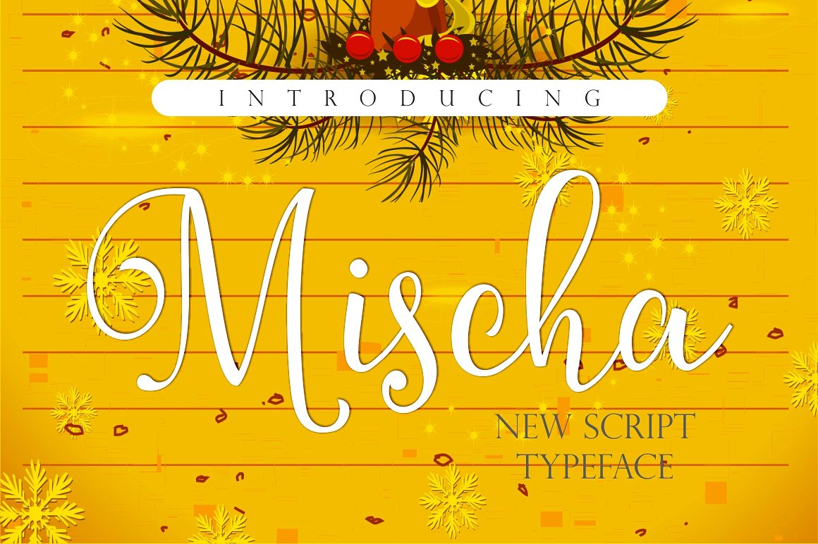 Mischa Font Poster 1