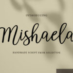 Mishaela Script Font Poster 1