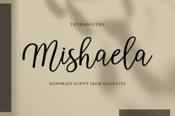 Mishaela Script Font Poster 1