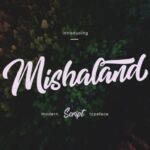 Mishaland Font Poster 1